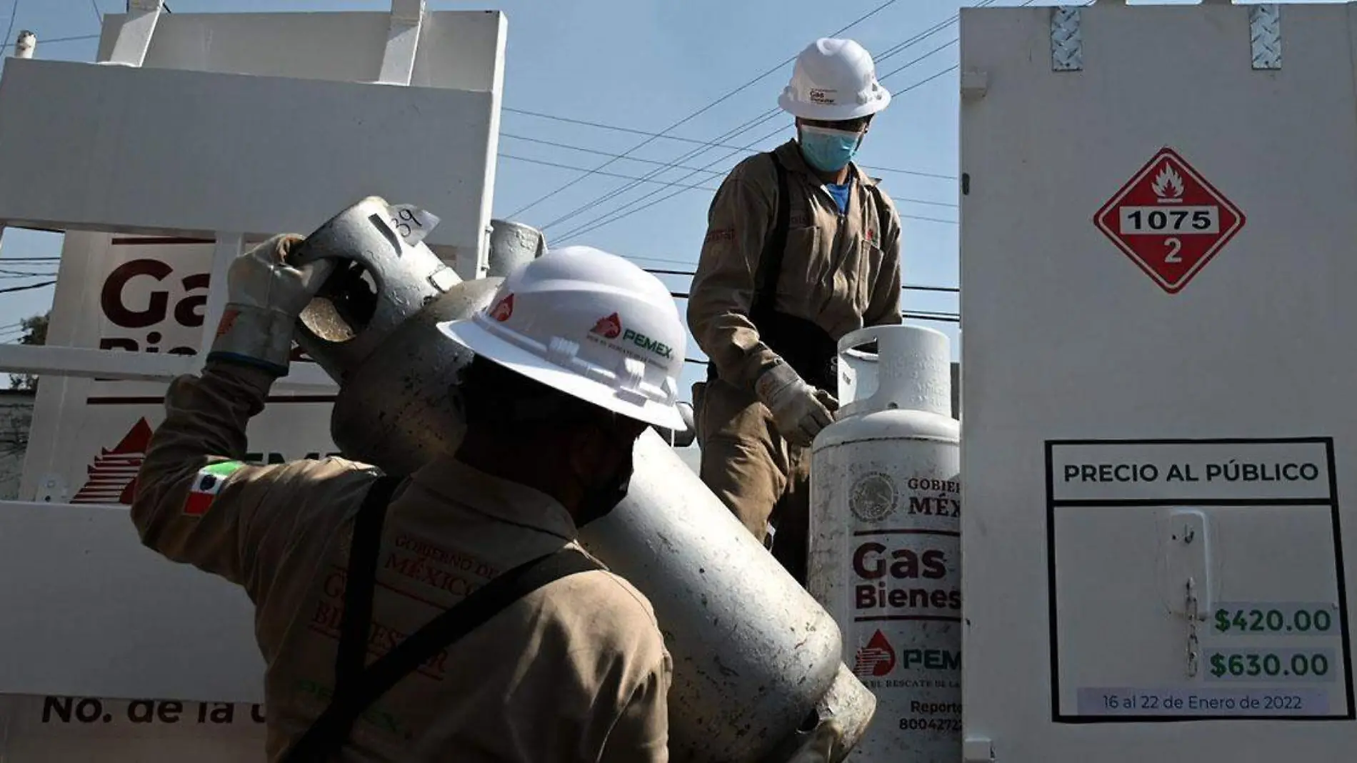 Para los primeros días de agosto el precio del tanque de 20 kilos de gas licuado de petróleo (LP) costará 378 pesos con 80 centavos